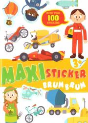 Maxi sticker brum brum. Autor: praca zbiorowa. Dadada.pl Okładka książki Maxi sticker brum brum