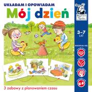 Mój dzień Układam i opowiadam. Autor: Opracowanie zbiorowe. Dadada.pl Okładka książki Mój dzień Układam i opowiadam