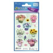 Opakowanie Naklejki papierowe - Bukiety