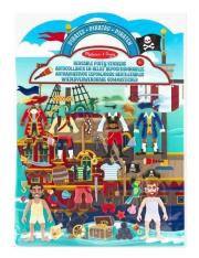 Opakowanie Naklejki wielorazowe wypukłe Piraci