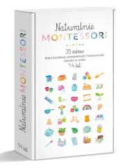Naturalnie Montessori. 35 zabaw, które kształtują rozwój i samodzielność dziecka w wieku 1-4 lat. Autor: Magdalena Szcześniewska, Katarzyna Szcześniewska. Dadada.pl Okładka książki Naturalnie Montessori. 35 zabaw, które kształtują rozwój i samodzielność dziecka w wieku 1-4 lat