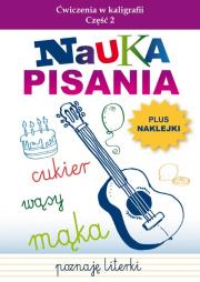 Nauka pisania Ćwiczenia w kaligrafii 2. Autor: Guzowska Beata. Dadada.pl Okładka książki Nauka pisania Ćwiczenia w kaligrafii 2