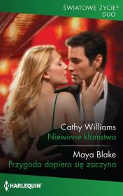 Niewinne kłamstwo. Autor: Williams Cathy, Blake Maya. Dadada.pl Okładka książki Niewinne kłamstwo