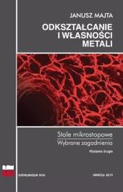 Okładka książki Odkształcanie i własności metali... w.2