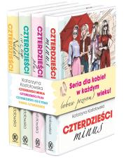 Pakiet Czterdzieści 1-4. Autor: Katarzyna Kostołowska. Dadada.pl Okładka książki Pakiet Czterdzieści 1-4