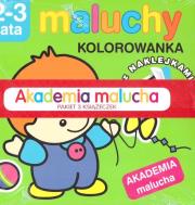 Pakiet: maluchy. Akademia malucha 2-3 latki. Autor: praca zbiorowa. Dadada.pl Okładka książki Pakiet: maluchy. Akademia malucha 2-3 latki