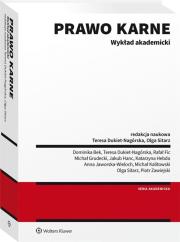 Prawo karne Wykład akademicki w.1/21. Autor: Dukiet-Nagórska Teresa, Sitarz Olga. Dadada.pl Okładka książki Prawo karne Wykład akademicki w.1/21
