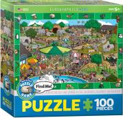 Opakowanie Puzzle 100 Smartkids A Day in the ZOO 6100-0542