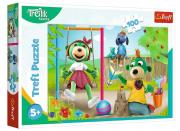 Puzzle 100 Zabawne Trefliki 16422. Wydawca: Trefl PAP. Dadada.pl Opakowanie Puzzle 100 Zabawne Trefliki 16422