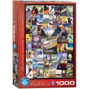 Opakowanie Puzzle 1000 Railroad Adventures 6000-0648