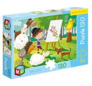 Opakowanie Puzzle 120 Malarz