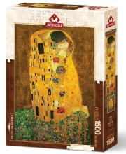 Opakowanie Puzzle 1500 Gustav Klimt, Pocałunek