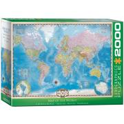 Opakowanie Puzzle 2000 Map of the World 8220-0557