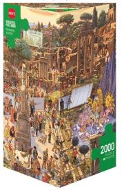 Opakowanie Puzzle 2000 Pokaz mody w Rzymie (Puzzle+plakat)