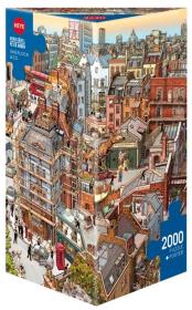 Opakowanie Puzzle 2000 Sherlock& Co. (Puzzle+plakat)
