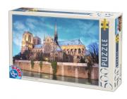 Opakowanie Puzzle 500 Francja, Katedra Notre-Dame