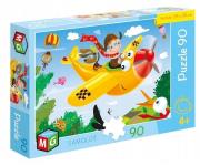 Opakowanie Puzzle 90 Samolot