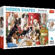 Puzzle Hidden Shapes Psia zabawa 10675. Wydawca: Trefl PAP. Dadada.pl Opakowanie Puzzle Hidden Shapes Psia zabawa 10675