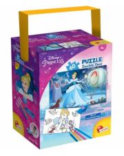 Puzzle mini 60 w tubie Księżniczki. Wydawca: Lisciani. Dadada.pl Opakowanie Puzzle mini 60 w tubie Księżniczki