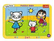 Opakowanie Puzzle Ramkowe Baby Szczęśliwa Kicia Kocia 80023
