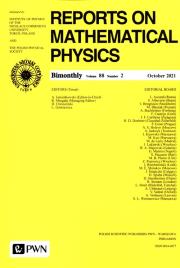 Opakowanie Reports On Mathematical Physics 88/2 - Polska