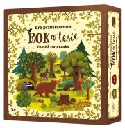 Okładka książki Rok w lesie. Znajdź zwierzaka