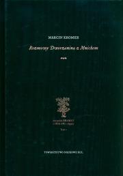 Okładka książki Rozmowy Dworzanina z Mnichem. Staropolski dramat i dialog religijny Tom V