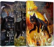 Ścieżka Kruczej Łapy. Trylogia. Autor: Erin Hunter. Dadada.pl Okładka książki Ścieżka Kruczej Łapy. Trylogia