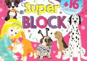 Super block + 16 naklejek. Autor: praca zbiorowa. Dadada.pl Okładka książki Super block + 16 naklejek