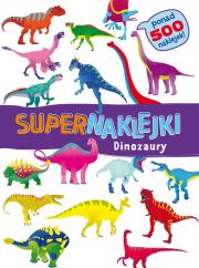 Supernaklejki: Dinozaury. Autor:   Praca zbiorowa. Dadada.pl Okładka książki Supernaklejki: Dinozaury