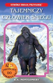 Tajemniczy człowiek śniegu. Autor: R.A. Montgomery. Dadada.pl Okładka książki Tajemniczy człowiek śniegu