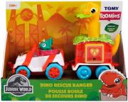 Opakowanie Toomies jeep z dino przyczepą Jurassic World TOMY