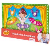 Opakowanie Układanka drewniana Baletnica uchwyty