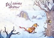 W cieniu drzew T.2 Podmuch zimy. Autor: Ernest Kacperski. Dadada.pl Okładka książki W cieniu drzew T.2 Podmuch zimy