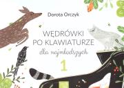 Wędrówki po klawiaturze dla najmłodszych. Autor: Bugajna-Sporczyk Dorota. Dadada.pl Okładka książki Wędrówki po klawiaturze dla najmłodszych