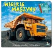 Okładka książki Wielkie maszyny. Książeczka z puzzlami i kolor.