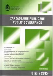 Opakowanie Zarządzanie publiczne 3/2015