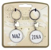 Opakowanie Zestaw breloków Mąż i Żona 2