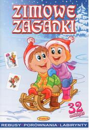 Zimowe zagadki. Autor: Ernest Błędowski. Dadada.pl Okładka książki Zimowe zagadki