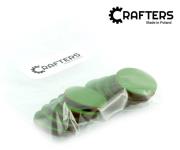 Opakowanie Znaczniki drewniane okrągłe zielone 22x3mm 10szt