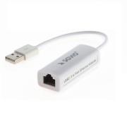 Adapter SAVIO cl-24 (USB M - RJ45 F; 0,10m; kolor biały). Wydawca: Savio. Dadada.pl Opakowanie Adapter SAVIO cl-24 (USB M - RJ45 F; 0,10m; kolor biały)