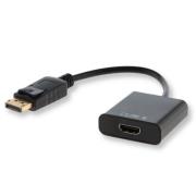 Opakowanie Adapter SAVIO cl-55 (HDMI F - DisplayPort M; 0,10m; kolor czarny)