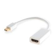 Adapter SAVIO cl-57 (Mini DisplayPort M - HDMI F; 0,10m; kolor biały). Wydawca: Savio. Dadada.pl Opakowanie Adapter SAVIO cl-57 (Mini DisplayPort M - HDMI F; 0,10m; kolor biały)