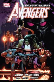Avengers T.3 Wojna wampirów. Autor: Marquez David, Sorrentino Andrea. Dadada.pl Okładka książki Avengers T.3 Wojna wampirów