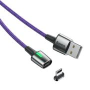 BASEUS CALXC-B05 KABEL MAGNETYCZNY LIGHTNING ZINC 1.5A 2M (FIOLETOWY). Wydawca: Baseus. Dadada.pl Opakowanie BASEUS CALXC-B05 KABEL MAGNETYCZNY LIGHTNING ZINC 1.5A 2M (FIOLETOWY)
