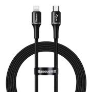 BASEUS CATLGH-01 KABEL USB-C DO LIGHTNING PD HALO POWER DELIVERY, 18W, 1M (CZARNY). Wydawca: Baseus. Dadada.pl Opakowanie BASEUS CATLGH-01 KABEL USB-C DO LIGHTNING PD HALO POWER DELIVERY, 18W, 1M (CZARNY)