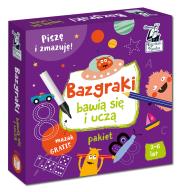 Okładka książki Bazgraki bawią się i uczą 3-6 lat PAKIET