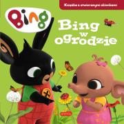 Bing w ogrodzie. Książka z otwieranymi okienkami. Autor: Emma Drage. Dadada.pl Okładka książki Bing w ogrodzie. Książka z otwieranymi okienkami