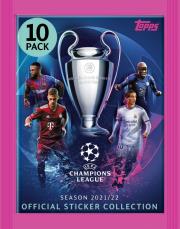 Opakowanie Champions League UEFA Saszetki z Naklejkami