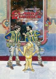 Clarke & Kubrick. Autor: Alfonso Font. Dadada.pl Okładka książki Clarke & Kubrick